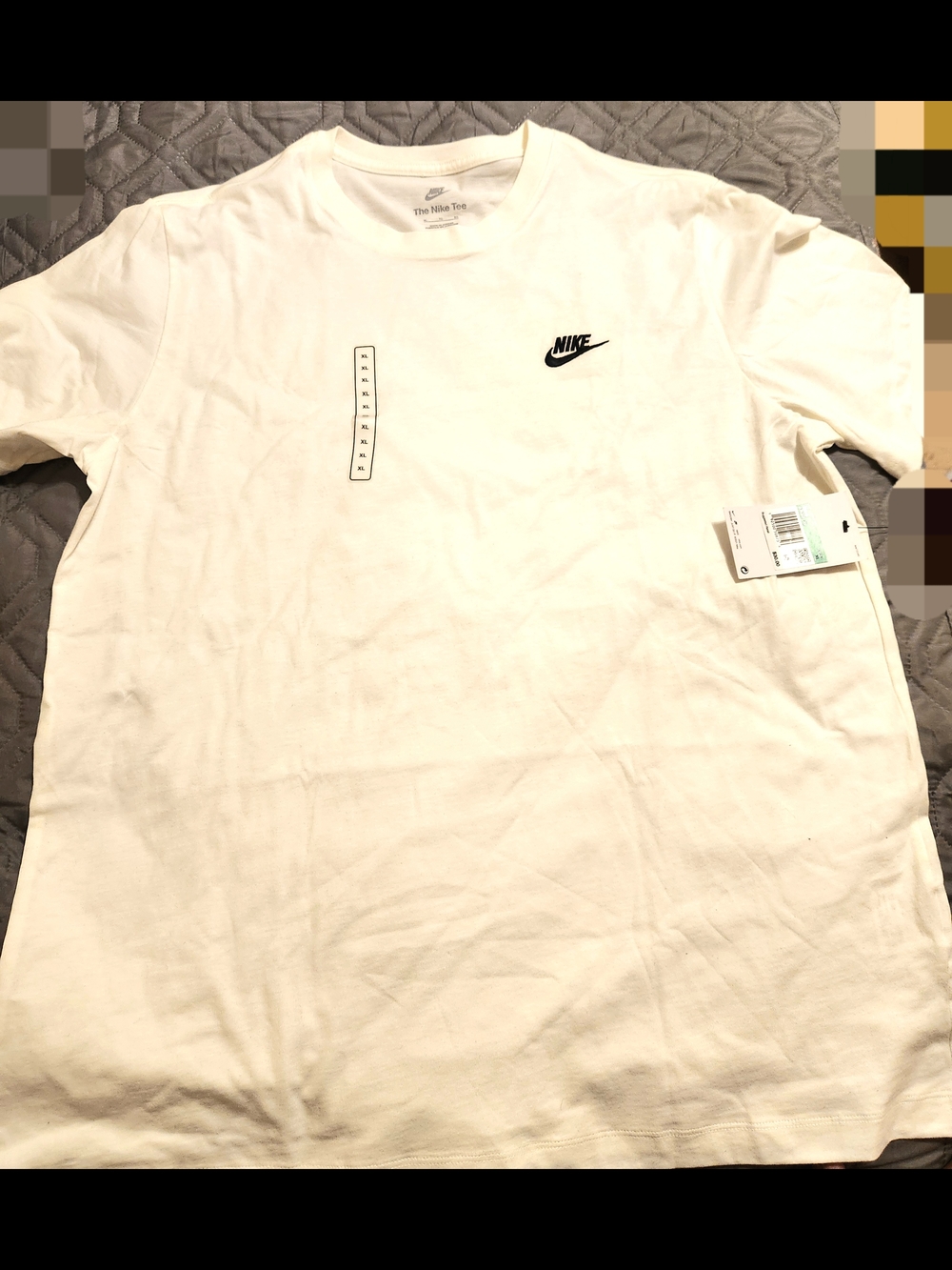 Nike Men's XL White Logo T-Shirt